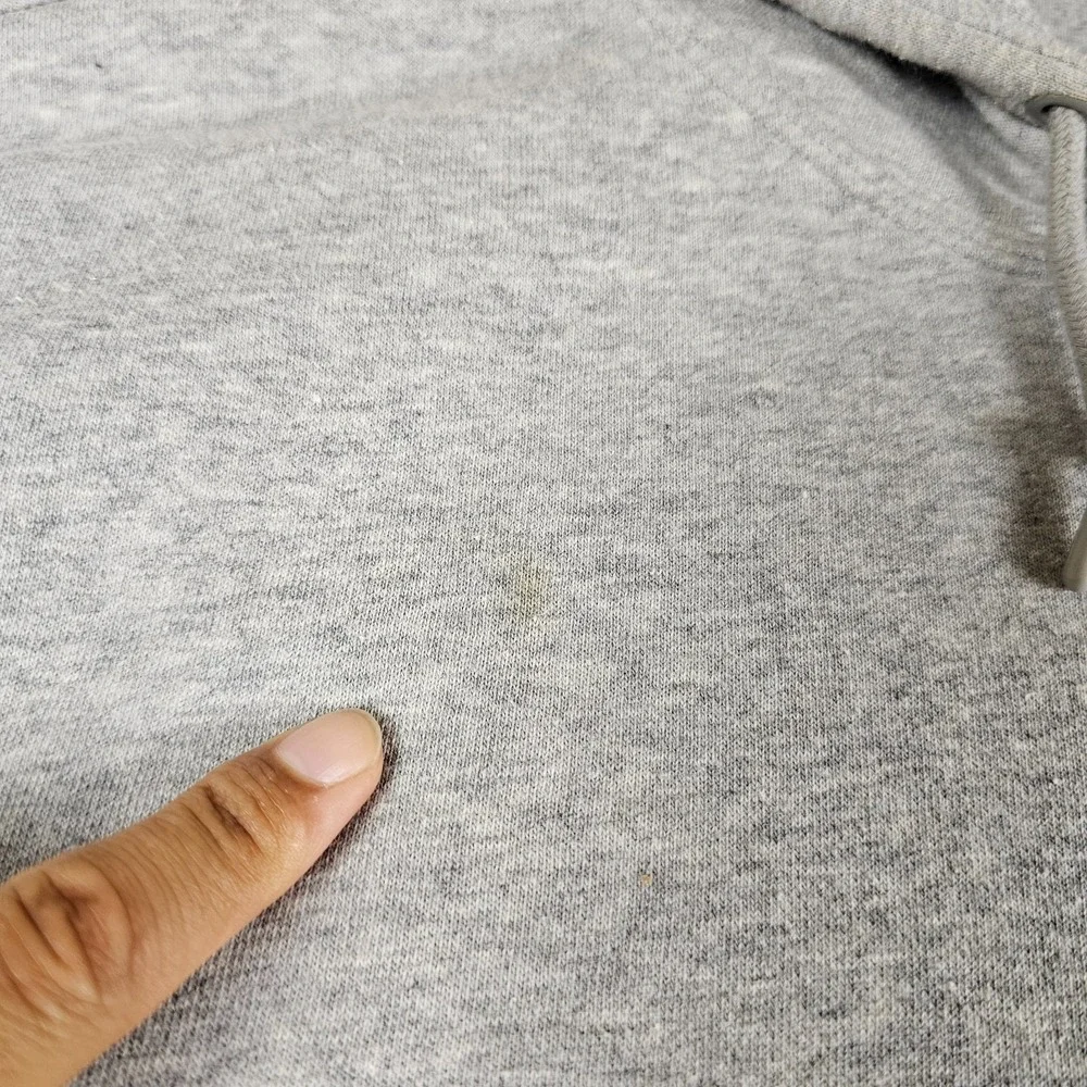 Nike Sportswear Club Fleece Hoodie Mens XXL Gray Pullover Classic Embroidered